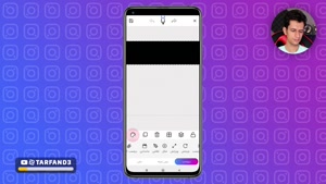 آموزش ساخت قالب برای پست اینستاگرام با برنامه متن نگار به صورت پروژه