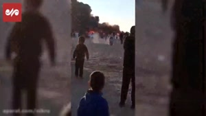 حوادث بین الملل/ آتش سوزی در اردوگاه الهول سوریه