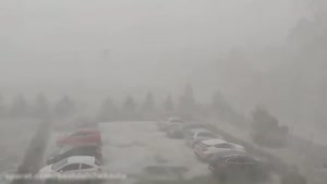 حوادث طبیعی - طوفان برفی در لهستان
