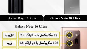 مقایسه Honor Magic 3 Pro Plus با Samsung Galaxy Note 20 Ultra