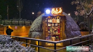 کلیپ جذاب و دیدنی / اولین کپر بلوچی ایران که برف رو تجربه کرد