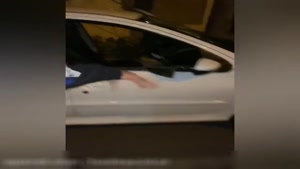 کلیپ حمله به ماشین حمید صفت 