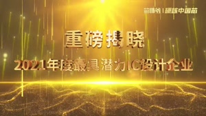 جایزه توانمندترین شرکت طراحی IC هوشمند 2021 در چین