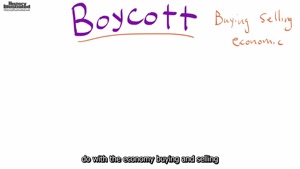 603 6C1 Boycott Definition