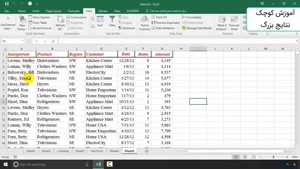 آموزش اکسل کامل مقدماتی تا پیشرفته 9