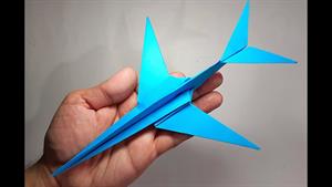 آموزش هواپیمای جنگنده جت اوریگامی