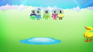Learn letter q with the Alphablocks Magic Words  