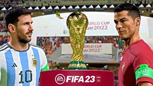 FIFA 23 - آرژانتین و پرتغال - بازی فینال جام جهانی
