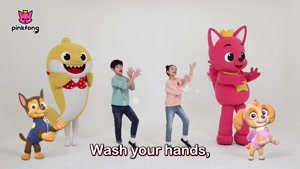 ماجراهای بچه کوسه - دستان خود را با بچه کوسه بشویید