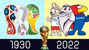 همه طلسم جام جهانی فیفا و لوگوی دوم 1930 - 2022 II