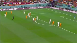 خلاصه بازی هلند 2 - قطر 0