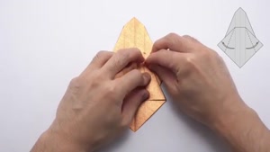 آموزش اوریگامی - بوقلمون زیبا 🦃