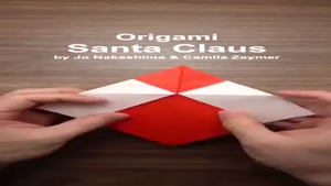 آموزش اوریگامی - بابانوئل اوریگامی