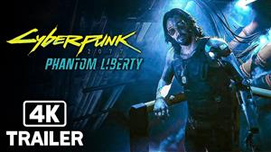 تریلر گیم پلی CYBERPUNK 2077 PHANTOM LIBERTY (2023) 4K