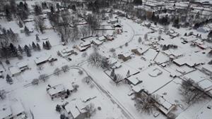 برف روبی هیجان انگیز در آمریکا از شهر بوفالو یخ زده
