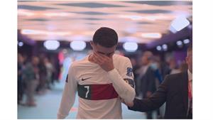اشک‌های رونالدو‌ هنگام ورود به رختکن در جام جهانی 2022