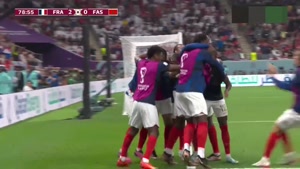 گل دوم فرانسه به مراکش (رندال کولو)