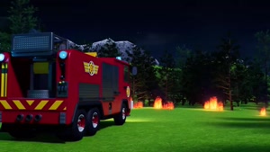 کارتون سام آتش نشان - PC Malcom به آتش نشانان کمک می کند!
