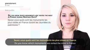 تعطیلات فرانسوی را یاد بگیرید - روز میراث