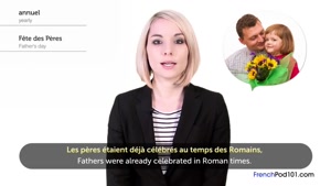 تعطیلات فرانسوی را یاد بگیرید - روز پدر