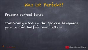 آموزش زبان آلمانی |درس 44 | زمان گذشته