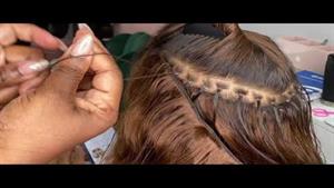 موهای موج دار هندی موهای مسطح نامرئی