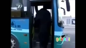 دوربین مخفی روح در اتوبوس