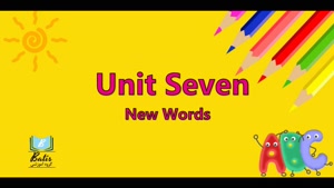  New words and conversation batis plus unit 7