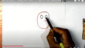 drawing letter g