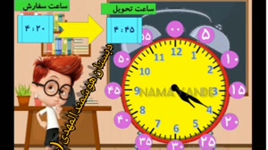 ساعت شمارش دقیقه ها 