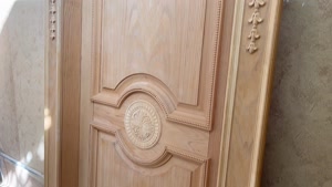 درب لابی چوبی 