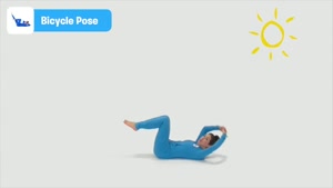 Yoga/ bicycle pose