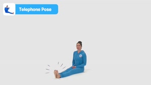 Yoga/ telephone pose