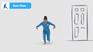 Yoga/ door pose