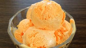 طرز تهیه بستنی پرتقالی آسان 