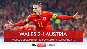 خلاصه بازی ولز 2-1 اتریش - مقدماتی جام جهانی