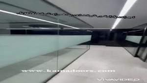 نصب پارتیشن شیشه ای با شیشه لاکوبل توسط کامادر 