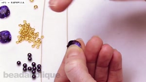 آموزش ساخت زیورآلات مهره ای-دستبند کریستالی باسنگ سفالی  