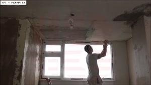 آموزش نصب کاغذ دیواری -تکرار الگوی کاغذ دیواری سقف