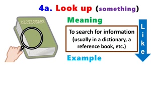 phrasal verbs with look