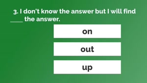 phrasal verbs Quiz 1