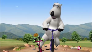 کارتون برنارد - دوچرخه سواری در کوهستان