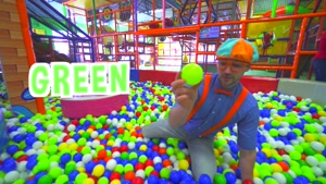 کارتون بلیپی - Blippi در بالپیت بازی می کند