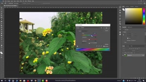 آموزش فتوشاپ جلسه 72 تغییر رنگ با هیوسچوریشن و کالر بالانس