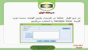 نحوه ورود دیتا در نرم افزار SPSS