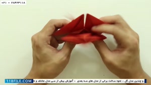 اوریگامی سه بعدی- ساخت کاردستی بچه اژدها