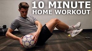 10 دقیقه تمرین خانگی برای فوتبالیست ها