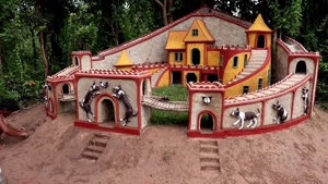 ساخت خانه توله سگ و آکواریوم
