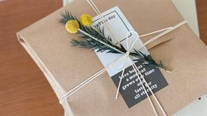 چگونه یک هدیه را بدون جعبه بسته بندی کنیم؟