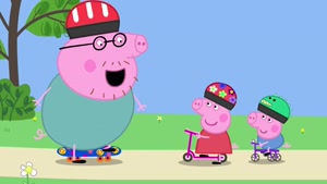 Peppa skateboarding 